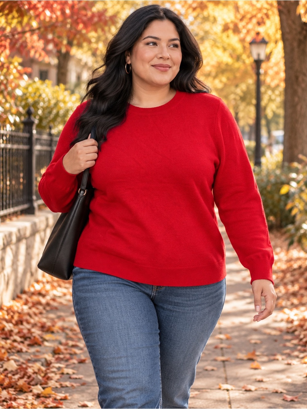 Nordstrom Cashmere Red Chinoise Sweater